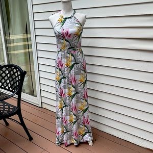 Tommy Bahama Halter Tropical Print Dress